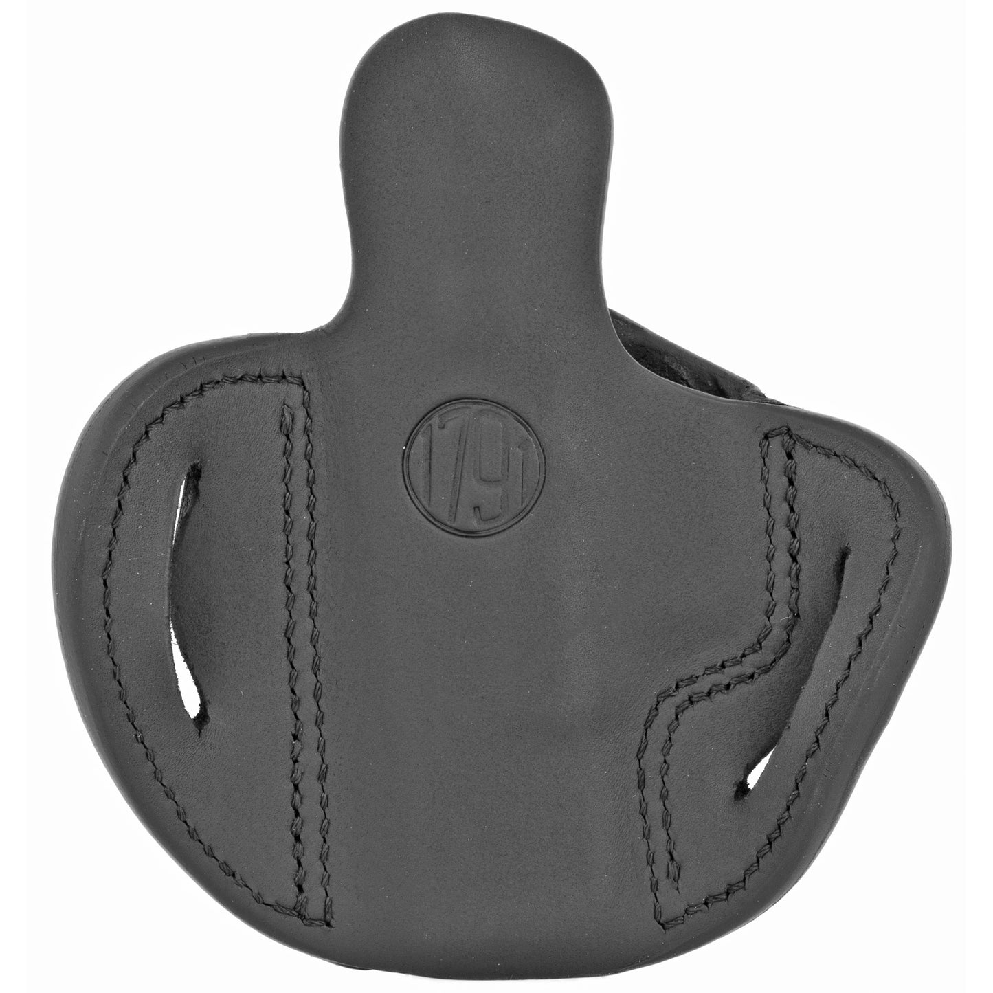 1791 Gunleather Optic Ready Stealth Belt Holster for Right-Hand Carry - Black Leather