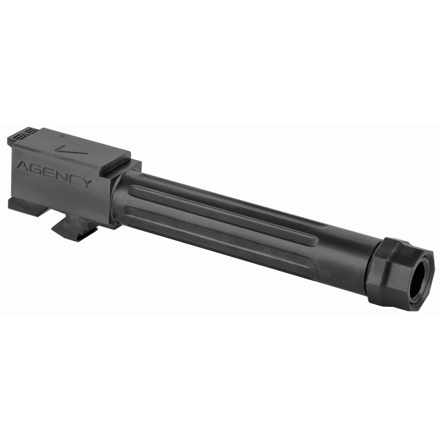 Agency Arms Mid Line Threaded & Fluted 9mm Barrel for Glock 19 G5 - Black