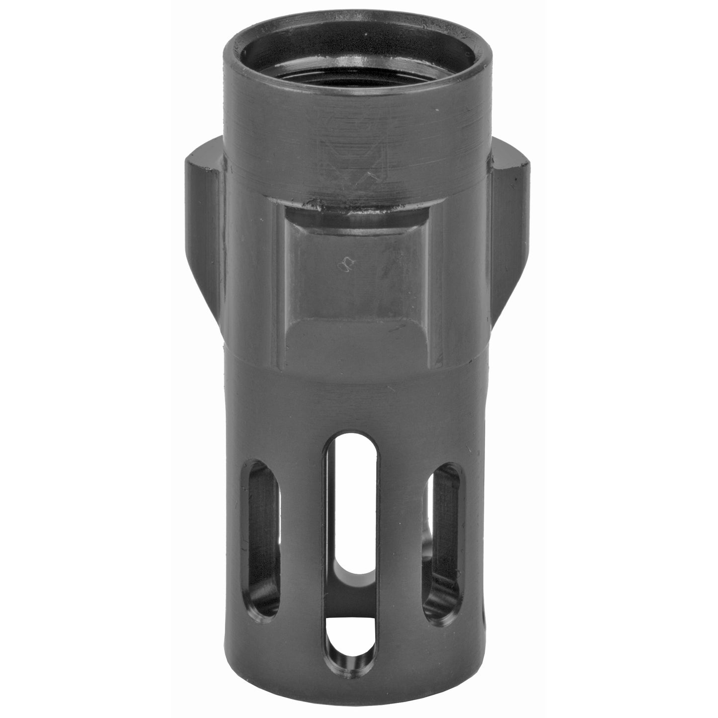 Angstadt Arms ANGAA093LHB28 3-Lug 9mm Flash Hider - Black Finish for 1/2x28 Threaded Barrels