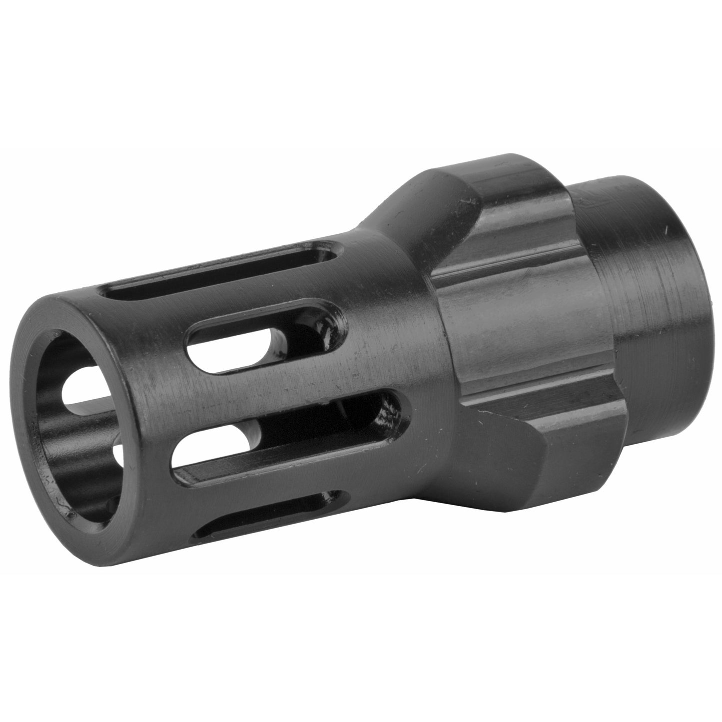 Angstadt Arms ANGAA093LHB28 3-Lug 9mm Flash Hider - Black Finish for 1/2x28 Threaded Barrels