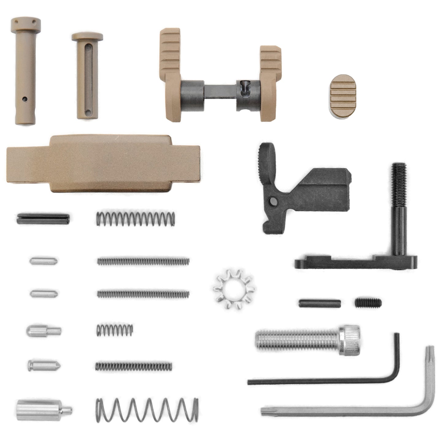 Armaspec SPR LT Lower Parts Kit for 223/556 in Flat Dark Earth