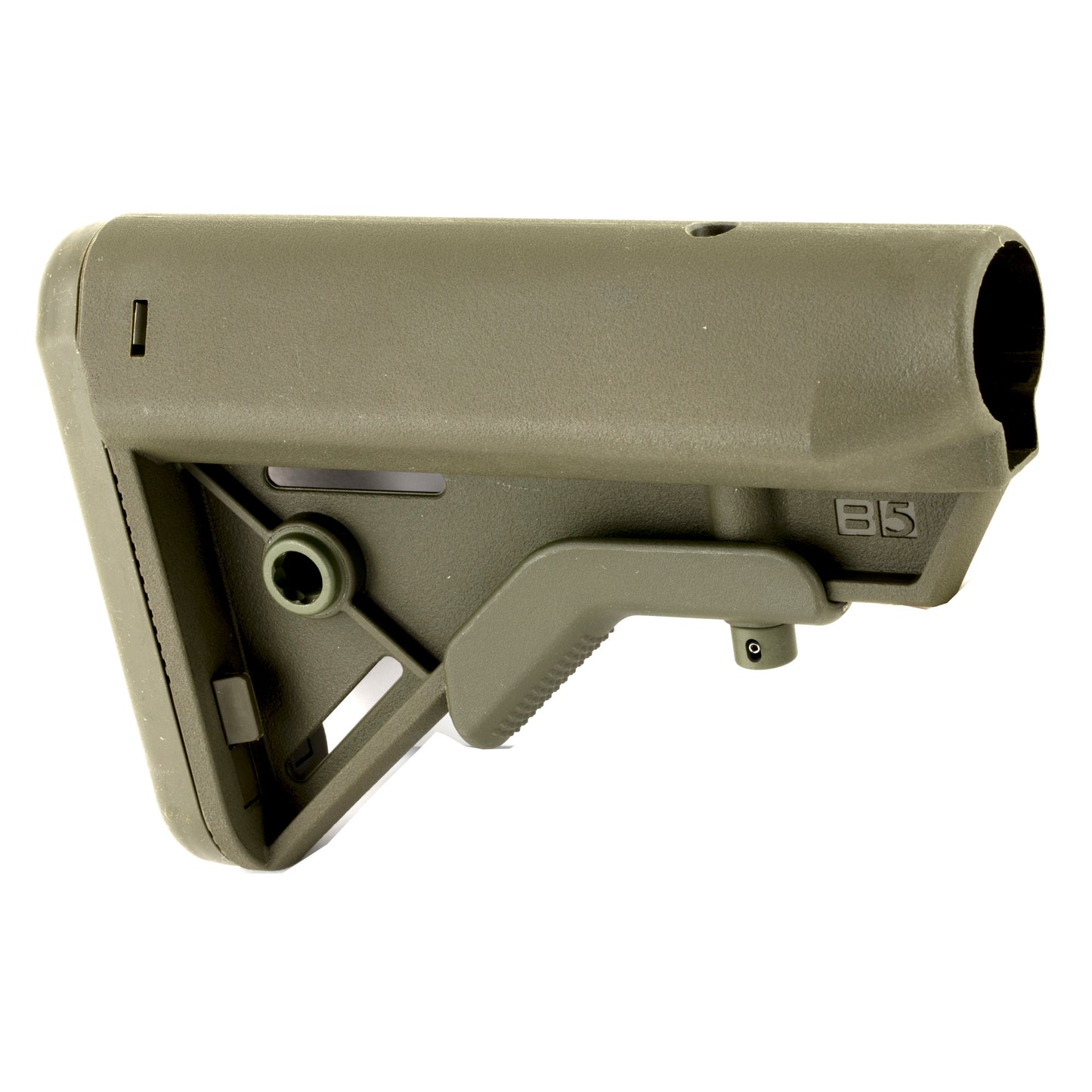 B5 Systems BRAVO Stock Mil-Spec Olive Drab Green * Compact, Strong, Lightweight AR-15 Buttstock