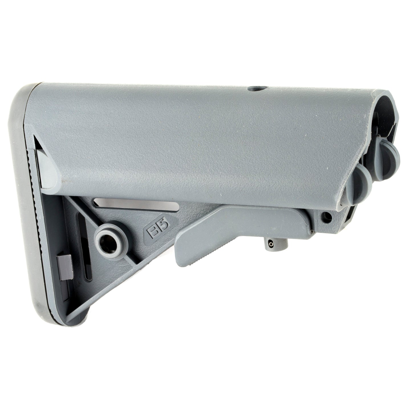B5 Systems SOPMOD Stock Mil-Spec Gray * Enhanced Tactical Rifle Stock with Quick Disconnect Sling Mounts