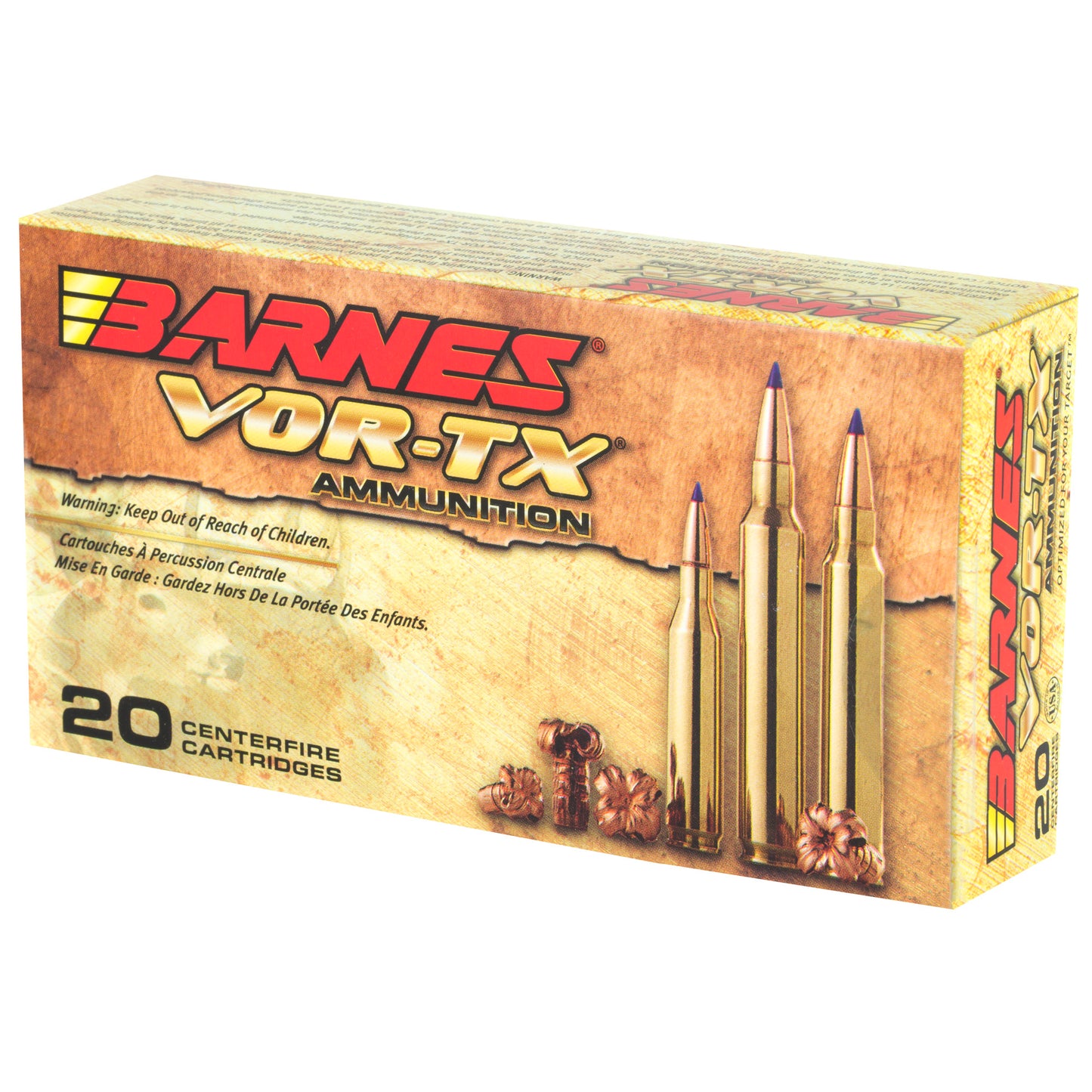 Barnes VOR-TX 243 Winchester 80 Grain Tipped Triple Shock X Ammunition * Precision Hunting Rounds