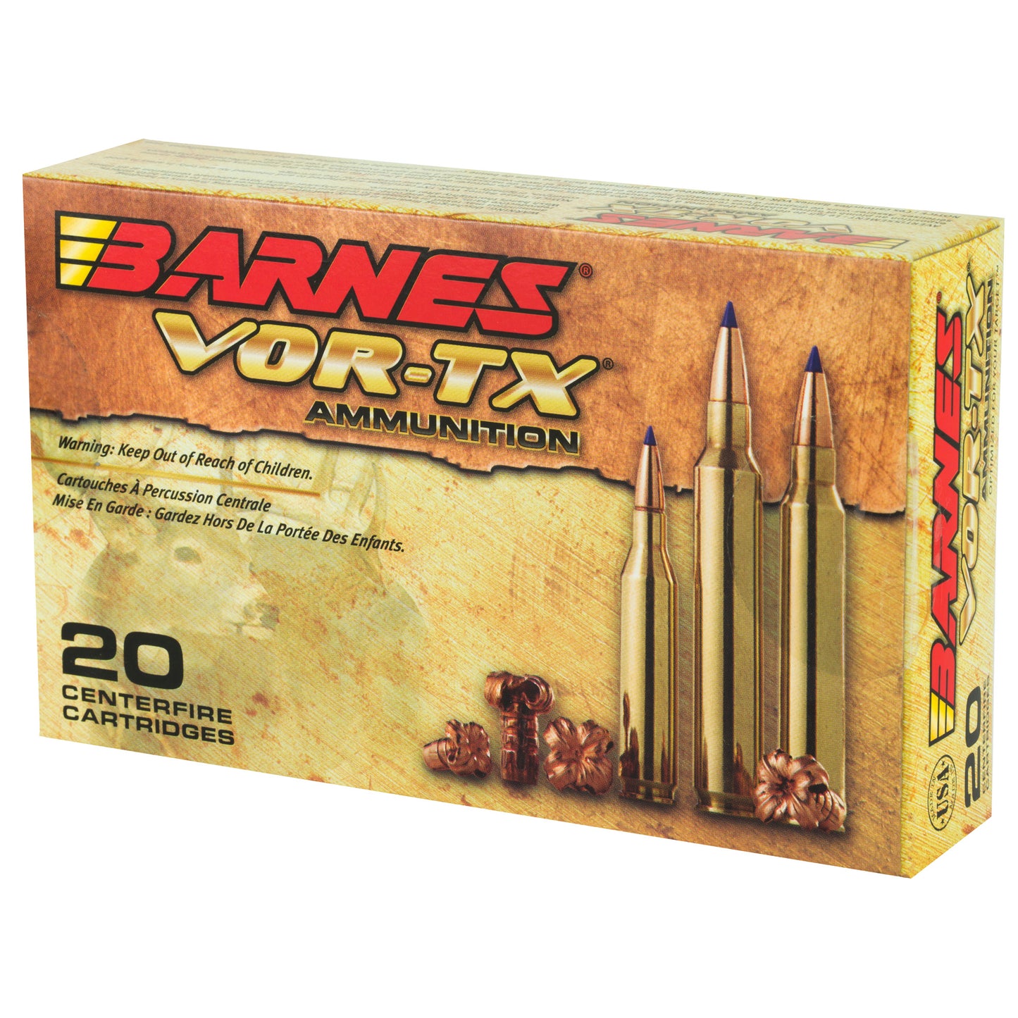 Barnes VOR-TX 270 Winchester 130 Grain Tipped Triple Shock X Ammunition