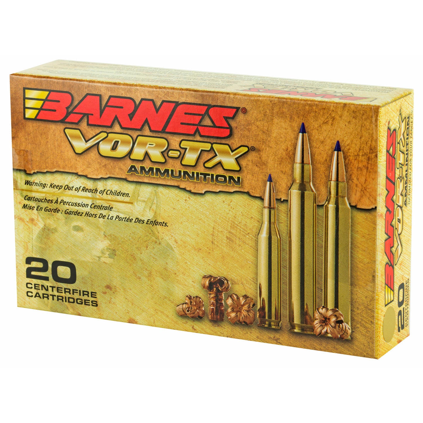 Barnes VOR-TX 30-06 Springfield 168-Grain Tipped Triple Shock X Ammunition * Precision Hunting Round