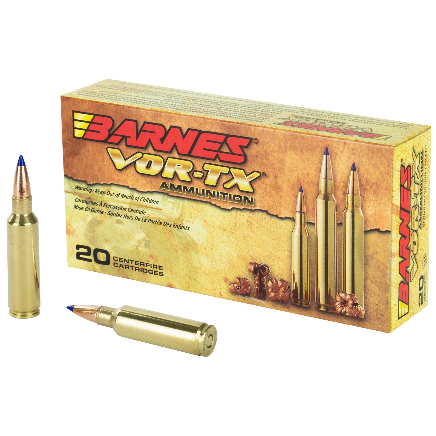 Barnes VOR-TX 300 WSM 165-Grain Tipped Triple Shock X Ammunition