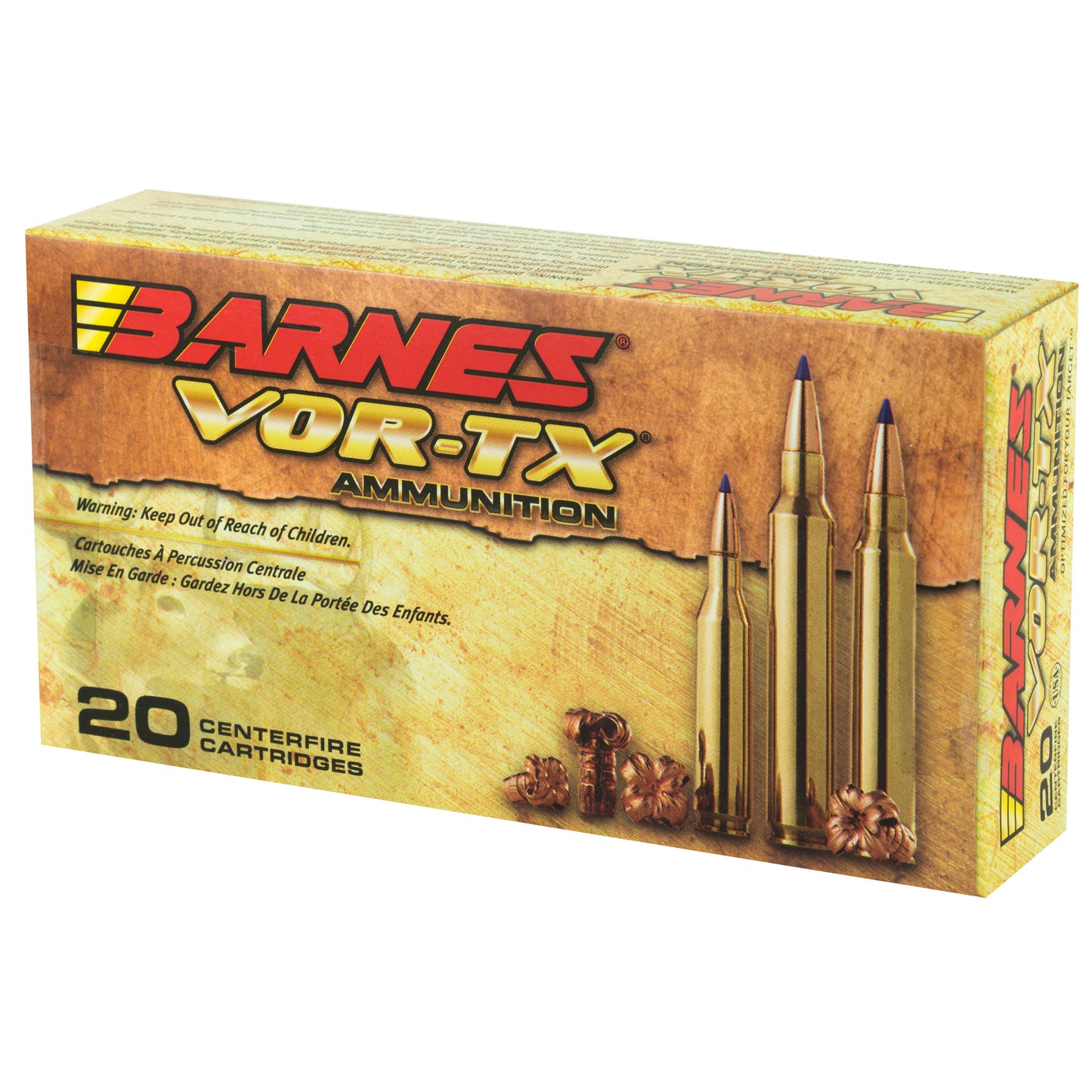 Barnes VOR-TX 308 Winchester 130 Grain Tipped Triple Shock X Ammunition * Precision Hunting Rounds