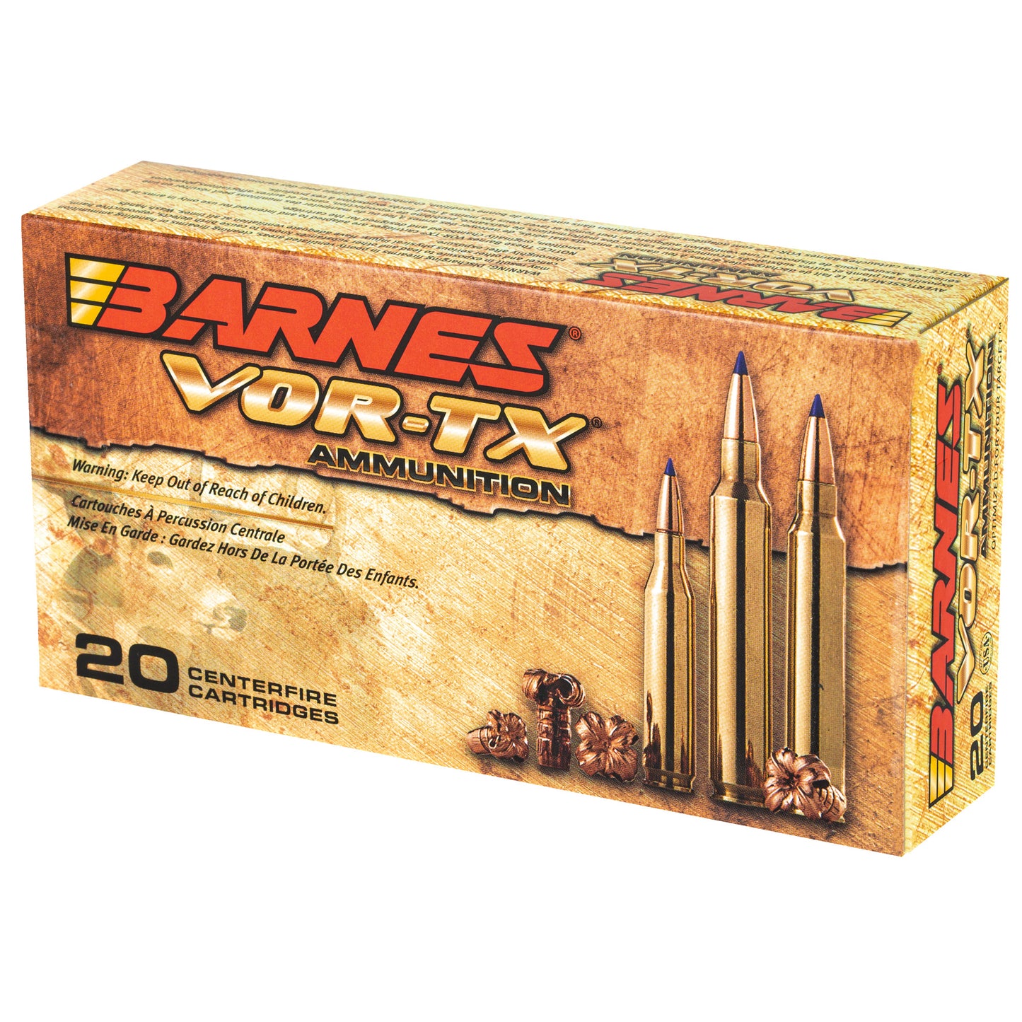 Barnes VOR-TX 6.5 Creedmoor Tipped Triple Shock X 120-Grain Ammunition * Precision Hunting Load