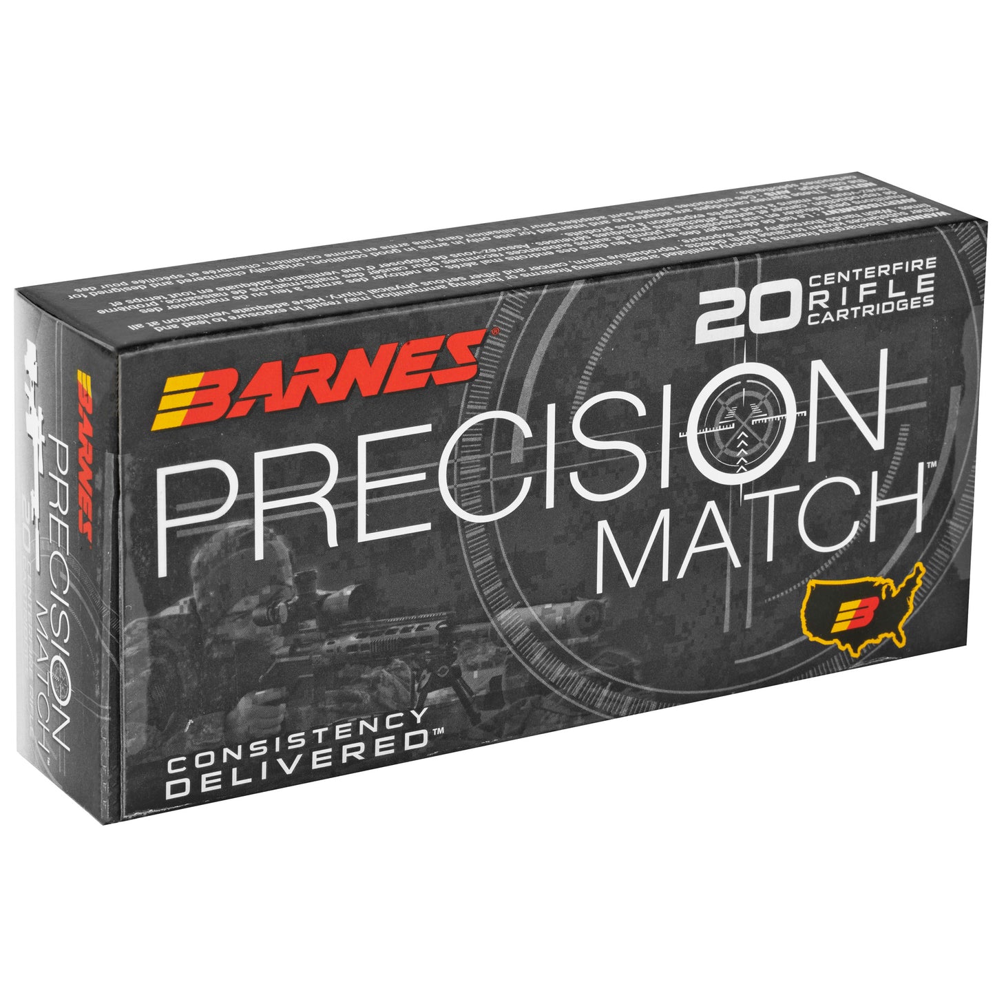Barnes Precision Match 6.5 Grendel 120 Grain Open Tip Match Ammunition * Model 30831