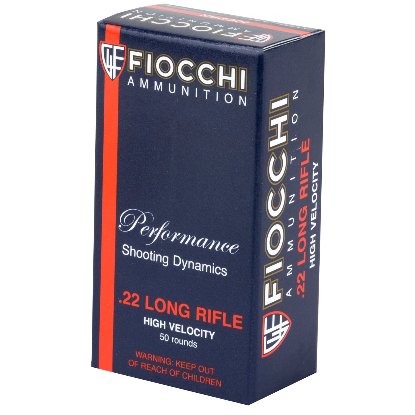 Fiocchi Ammunition 22LR 40-Grain Copper Plated Round Nose Rimfire Ammo