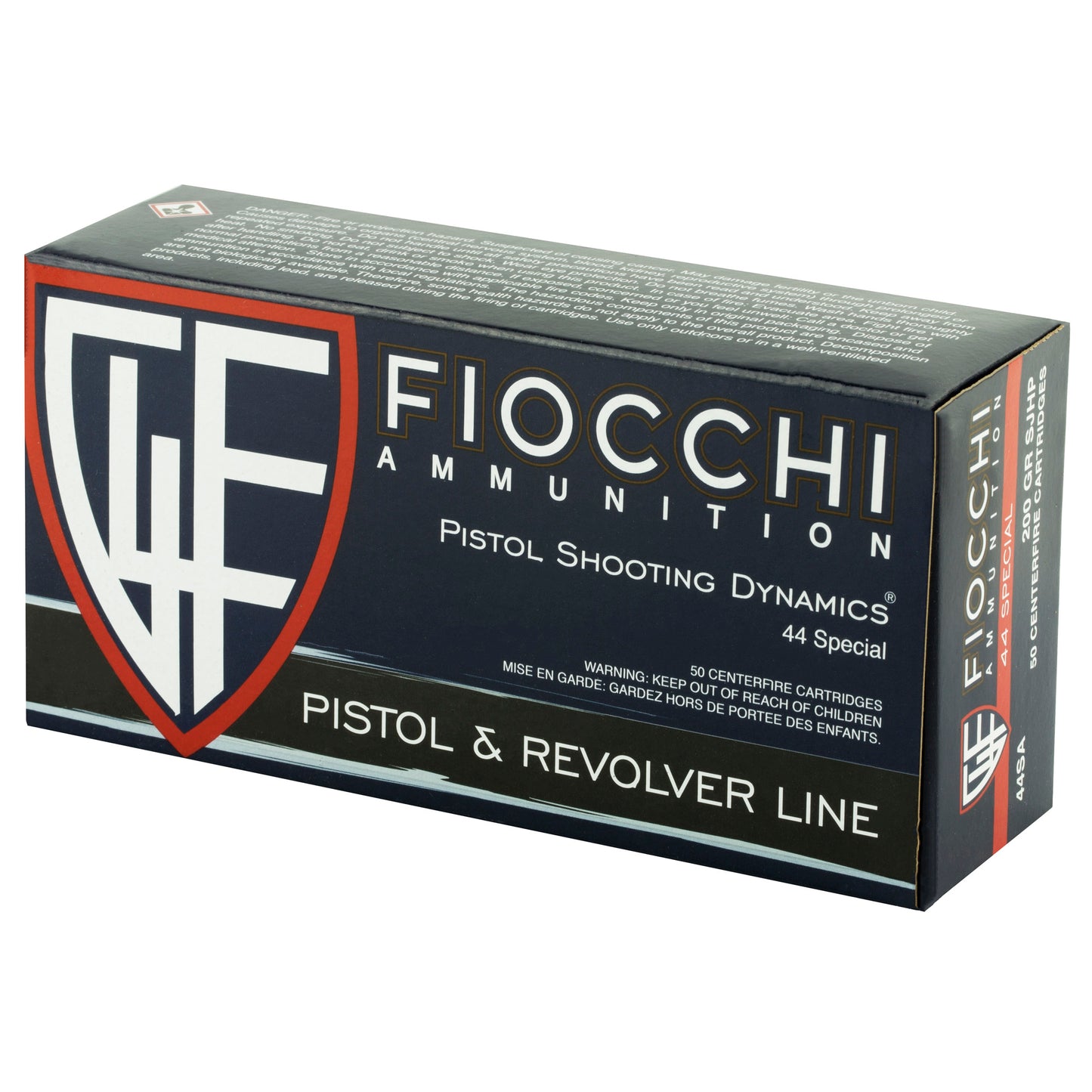 Fiocchi Ammunition 44 Special 200-Grain Semi-Jacketed Hollow Point - Box of 50 rounds