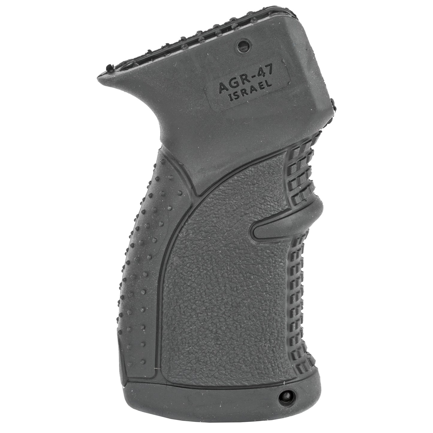 F.A.B. Defense AGR-47 Pistol Grip for AK-47 * Black Rubberized Multi-Textured Grip