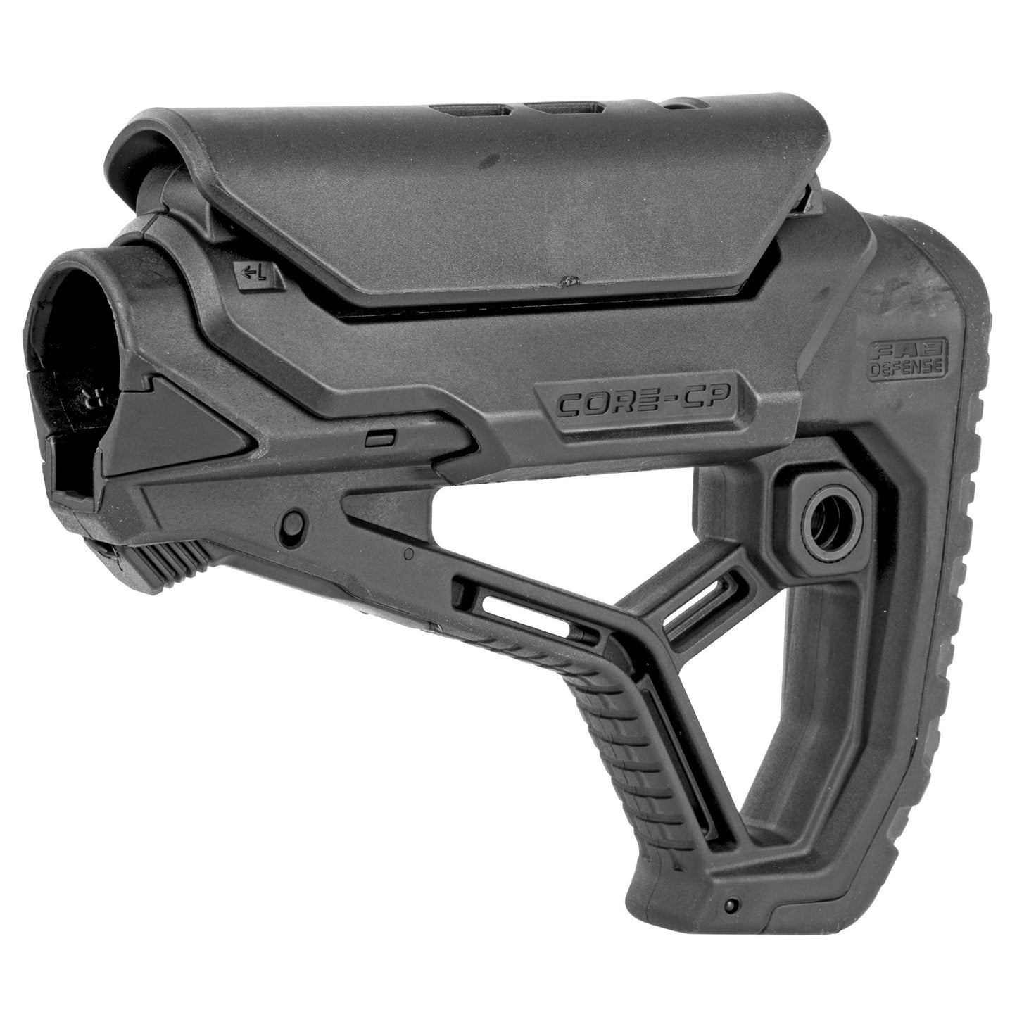 F.A.B. Defense GL-Core CP AR-15 Stock with Adjustable Cheek Rest * Black