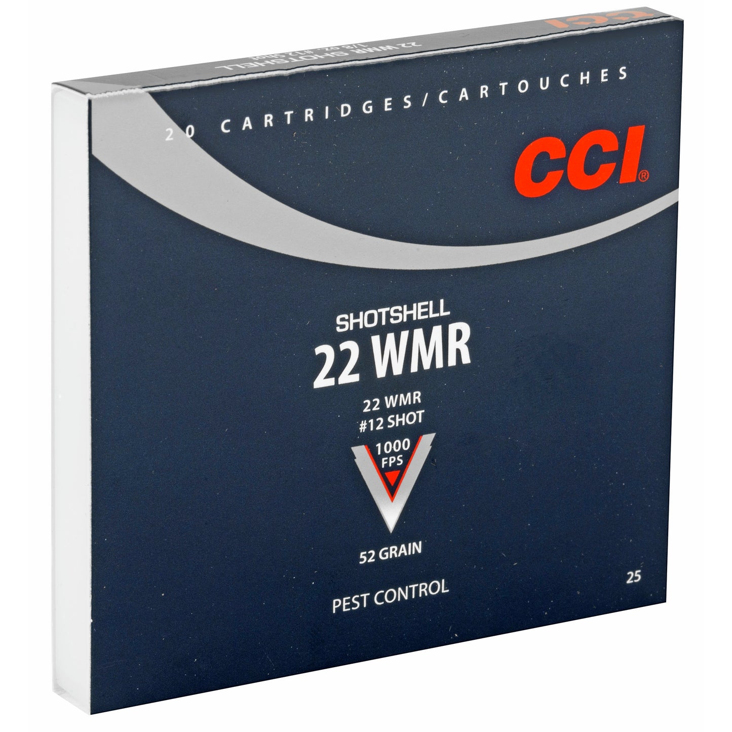 CCI Ammunition 22 WMR Shotshell * 52 Grain, 20 Rounds per Box, Ideal for Pest Control and Plinking