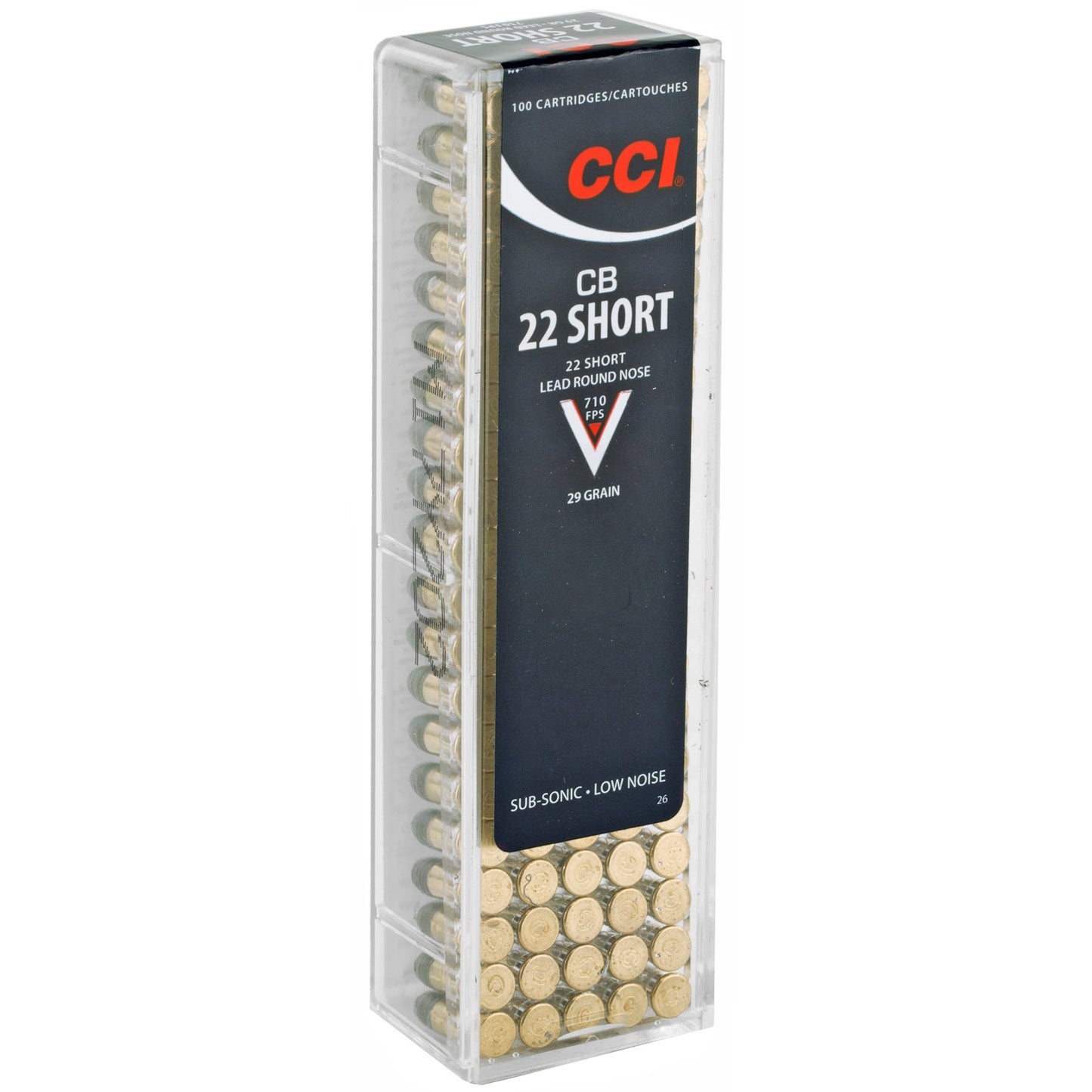 CCI Ammunition 22 Short CB Lead Round Nose * 29 Grain, 100 Rounds per Box