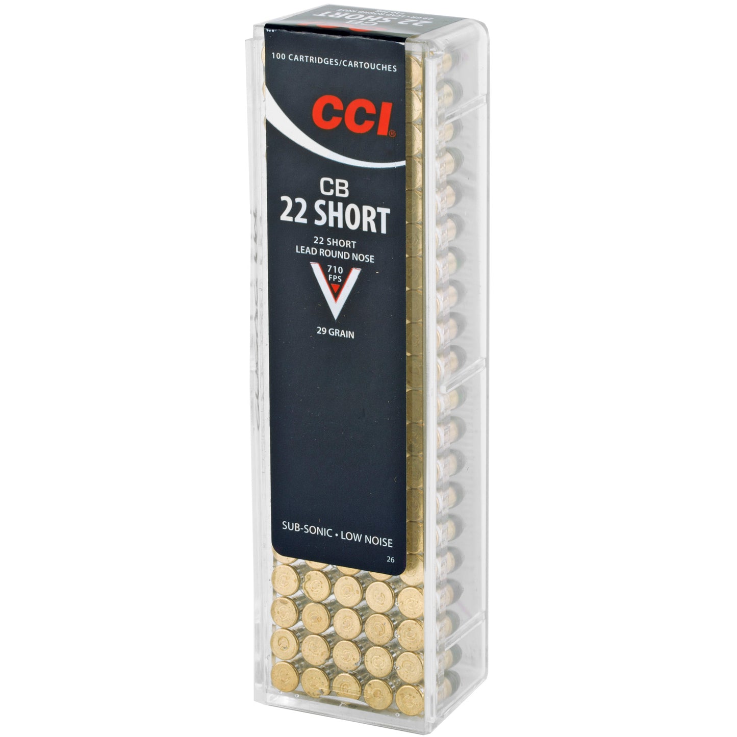 CCI Ammunition 22 Short CB Lead Round Nose * 29 Grain, 100 Rounds per Box