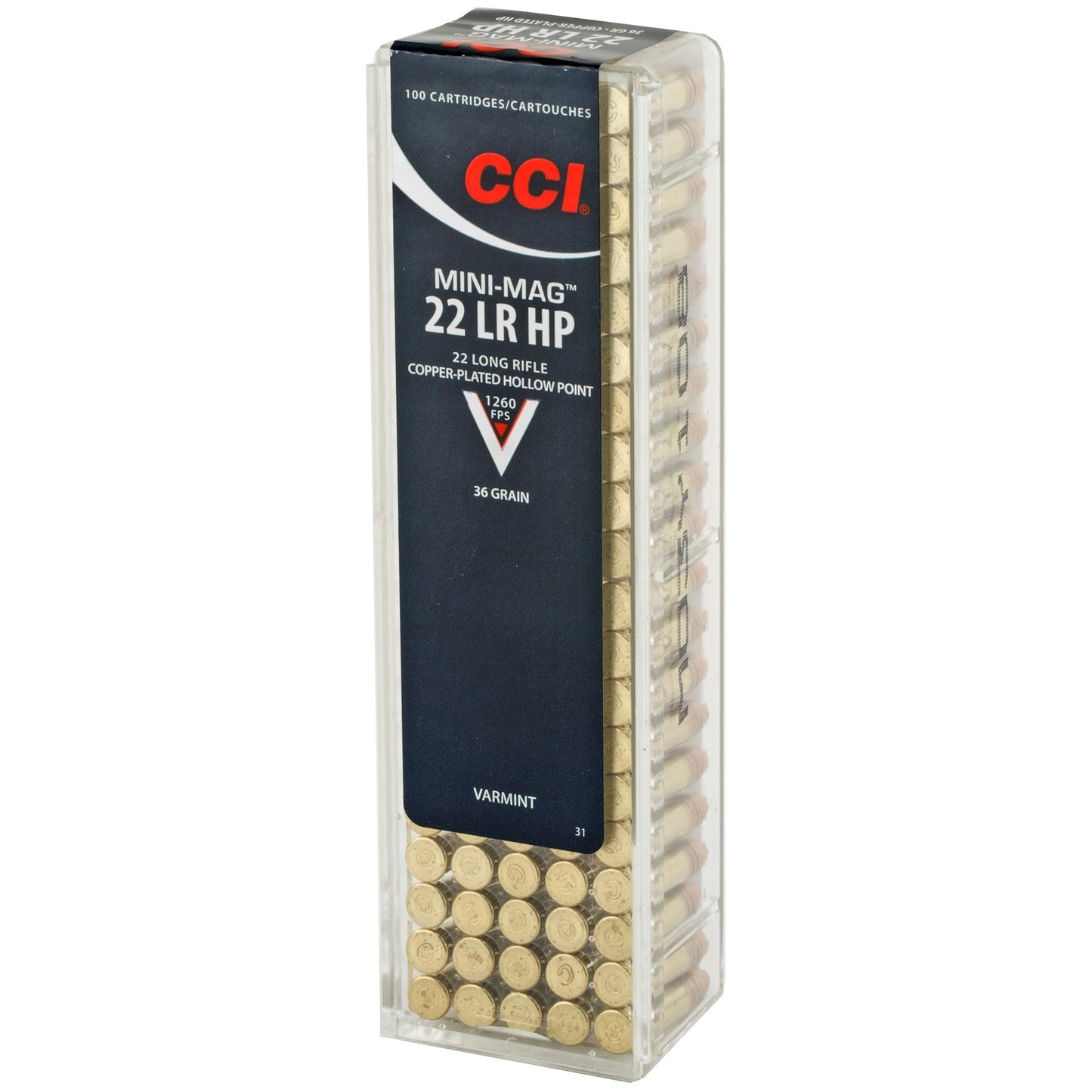 CCI Ammunition Mini Mag .22 LR Hollow Point * 36 Grain, 100 Rounds