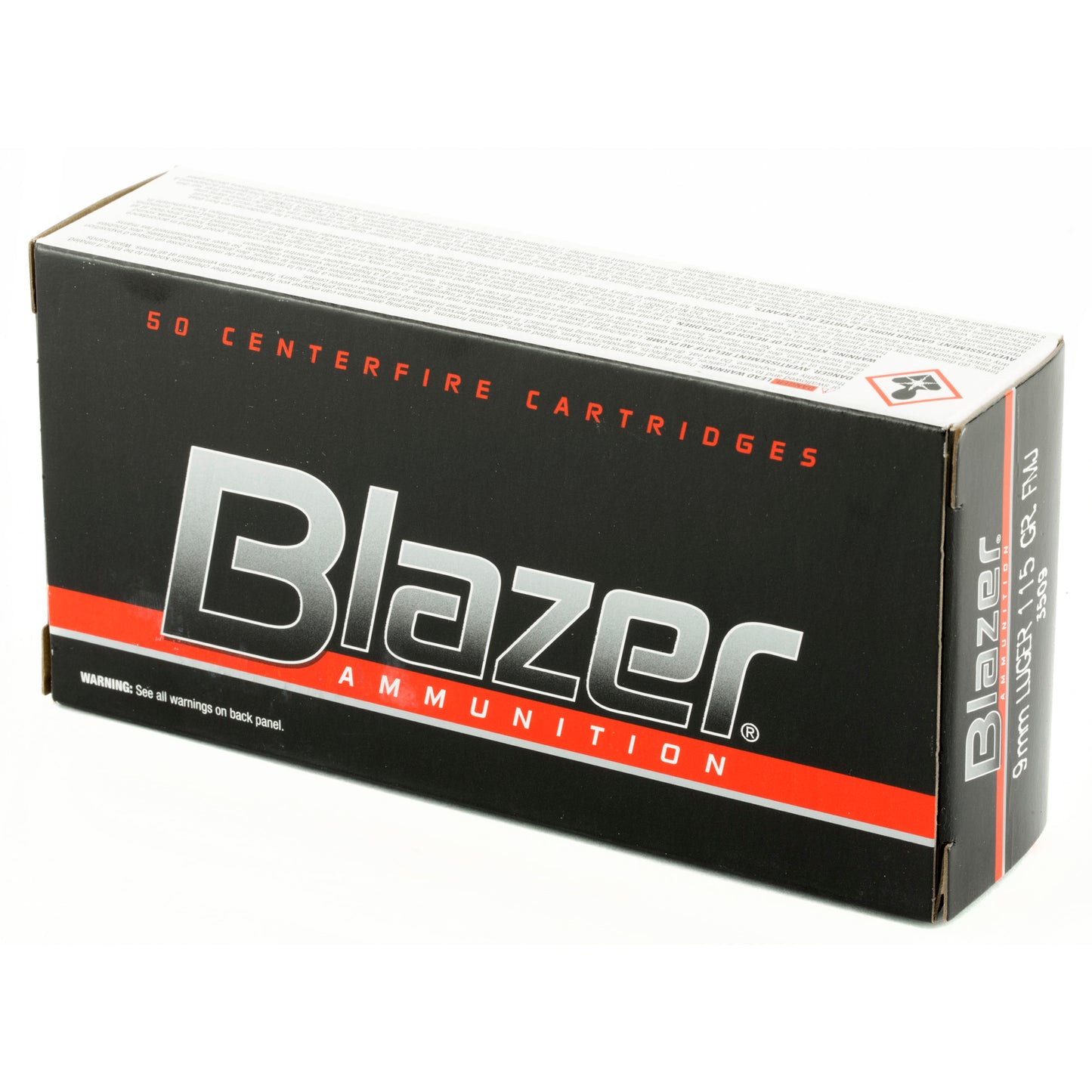 Blazer Ammunition 9mm 115 Grain Full Metal Jacket * Reliable Practice and Range Ammo
