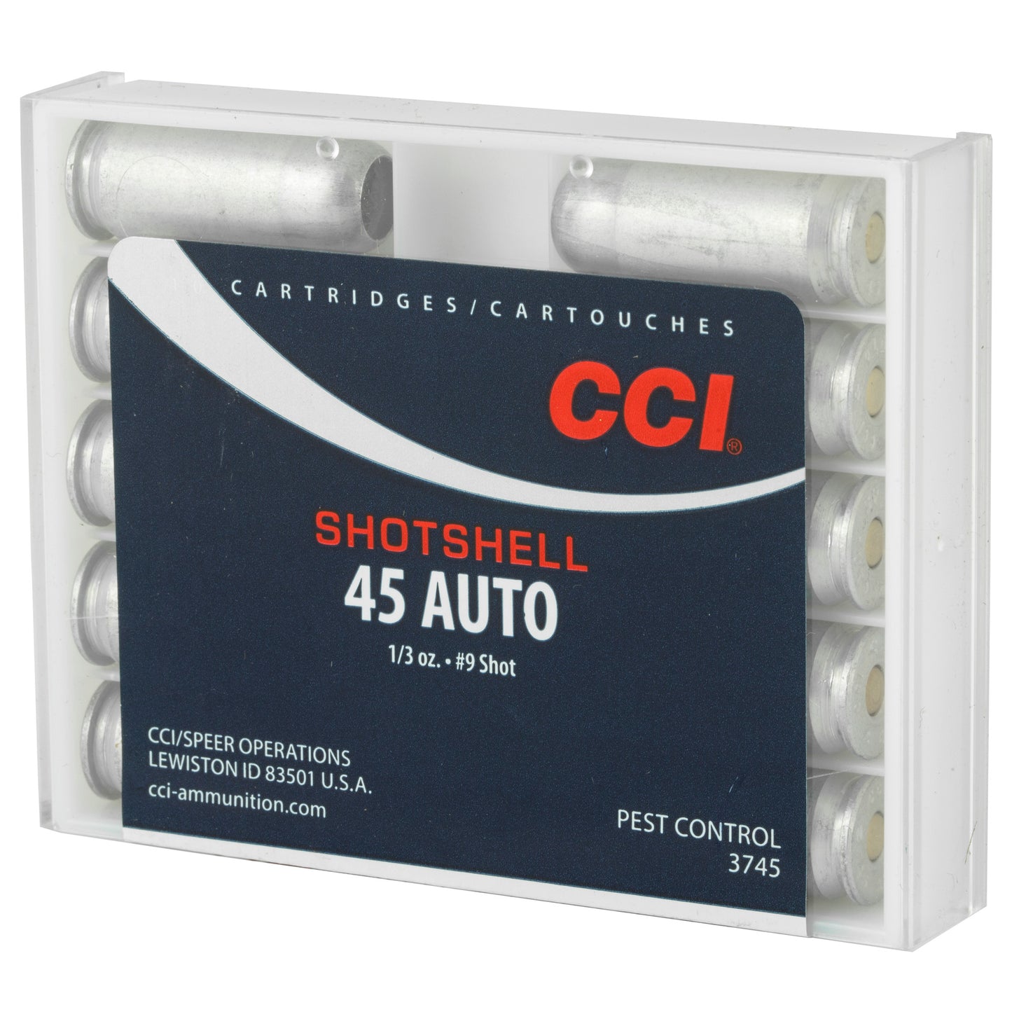 CCI Ammunition 3745 .45 ACP Shotshell * 120 Grain for Target Practice and Pest Control