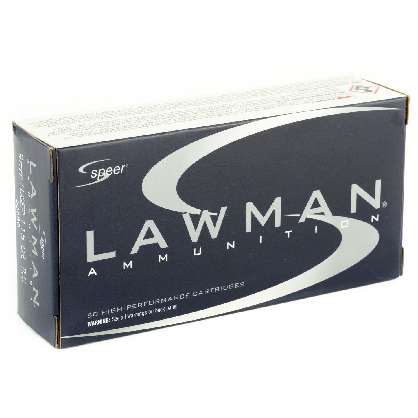 Speer Ammunition Speer Lawman 9mm 115 Grain Total Metal Jacket Ammo - 50 Rounds per Box