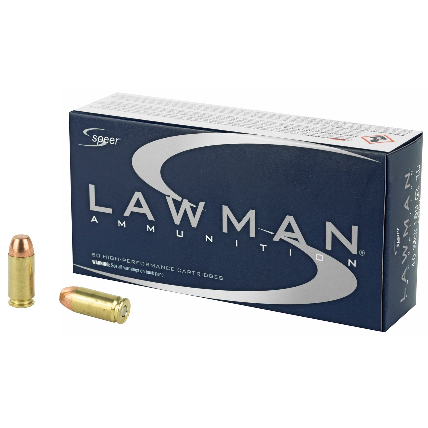 Speer Lawman 40 S&W 180-Grain Total Metal Jacket Ammunition * 50 Rounds per Box