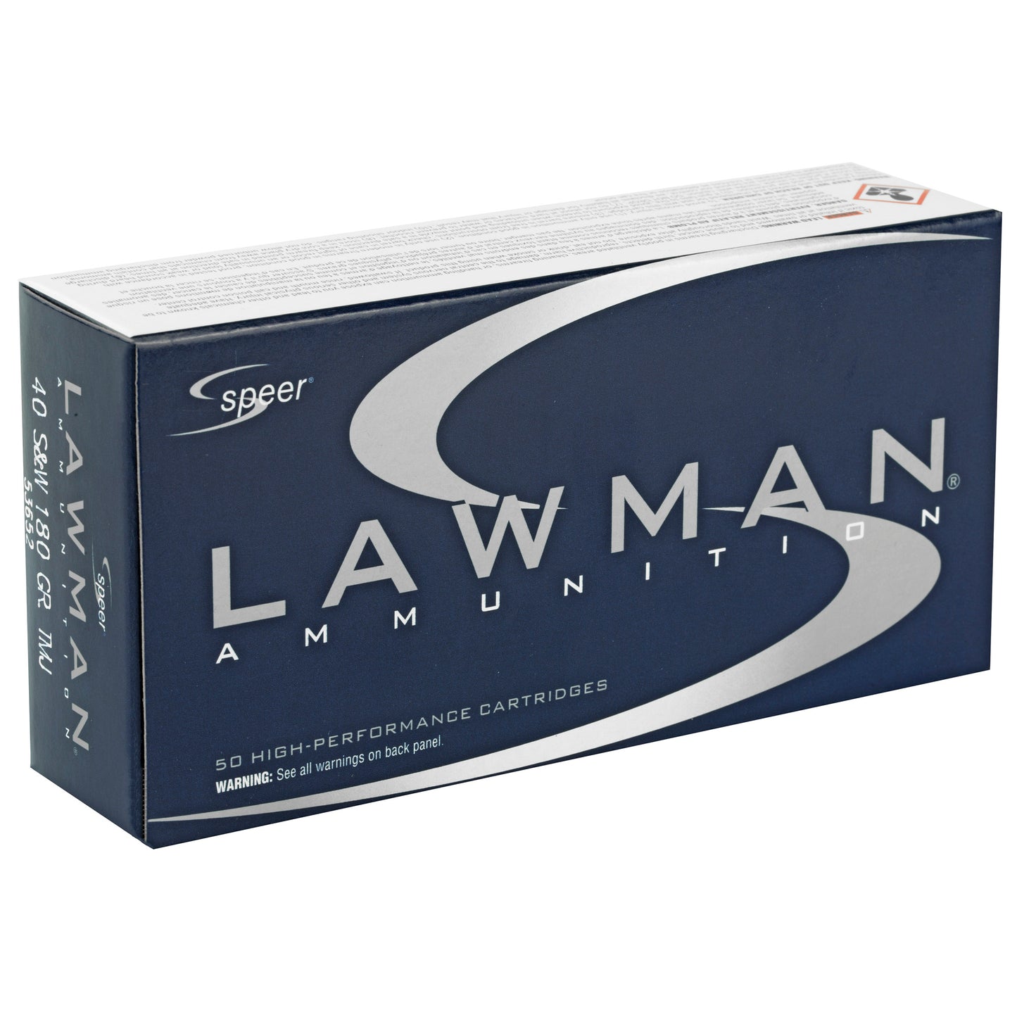 Speer Lawman 40 S&W 180-Grain Total Metal Jacket Ammunition * 50 Rounds per Box