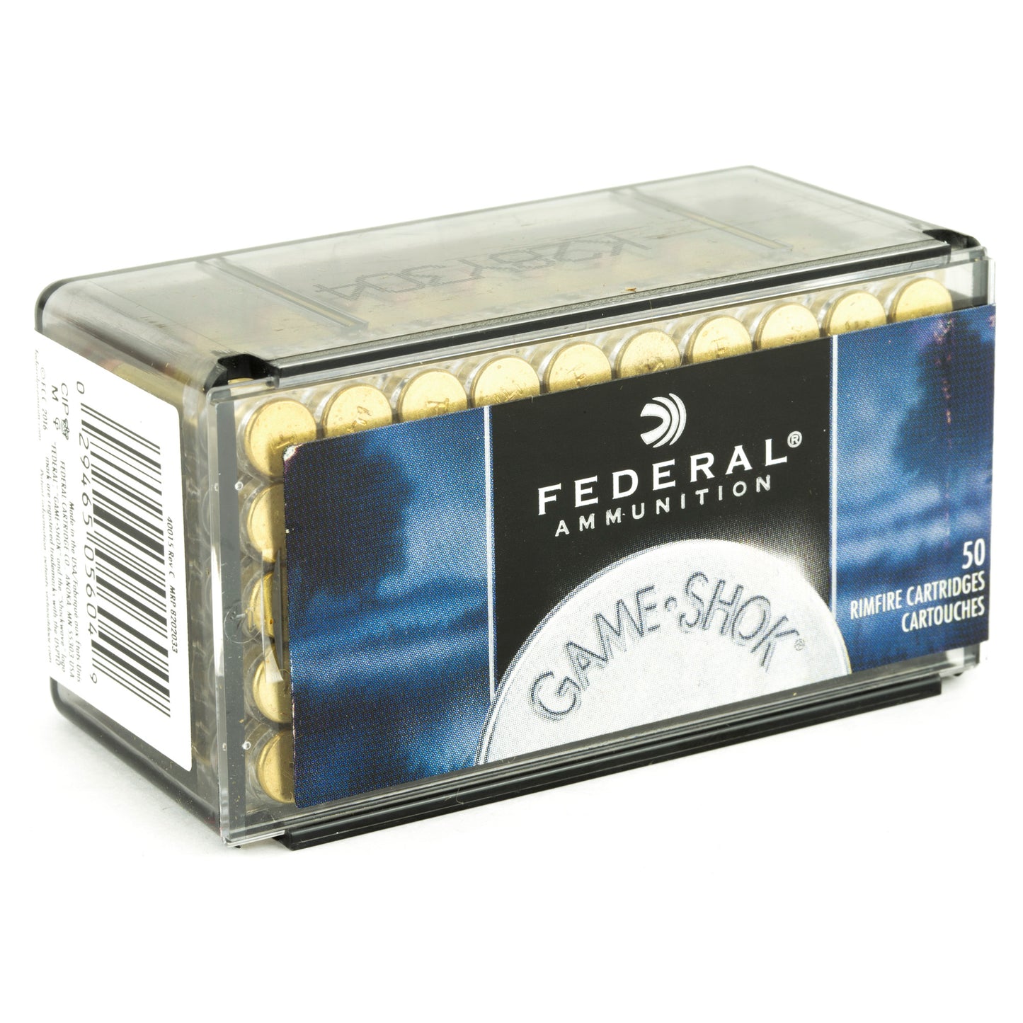 Federal GameShok .22 WMR 50-Grain Hollow Point Ammunition - Reliable Small Game Performance