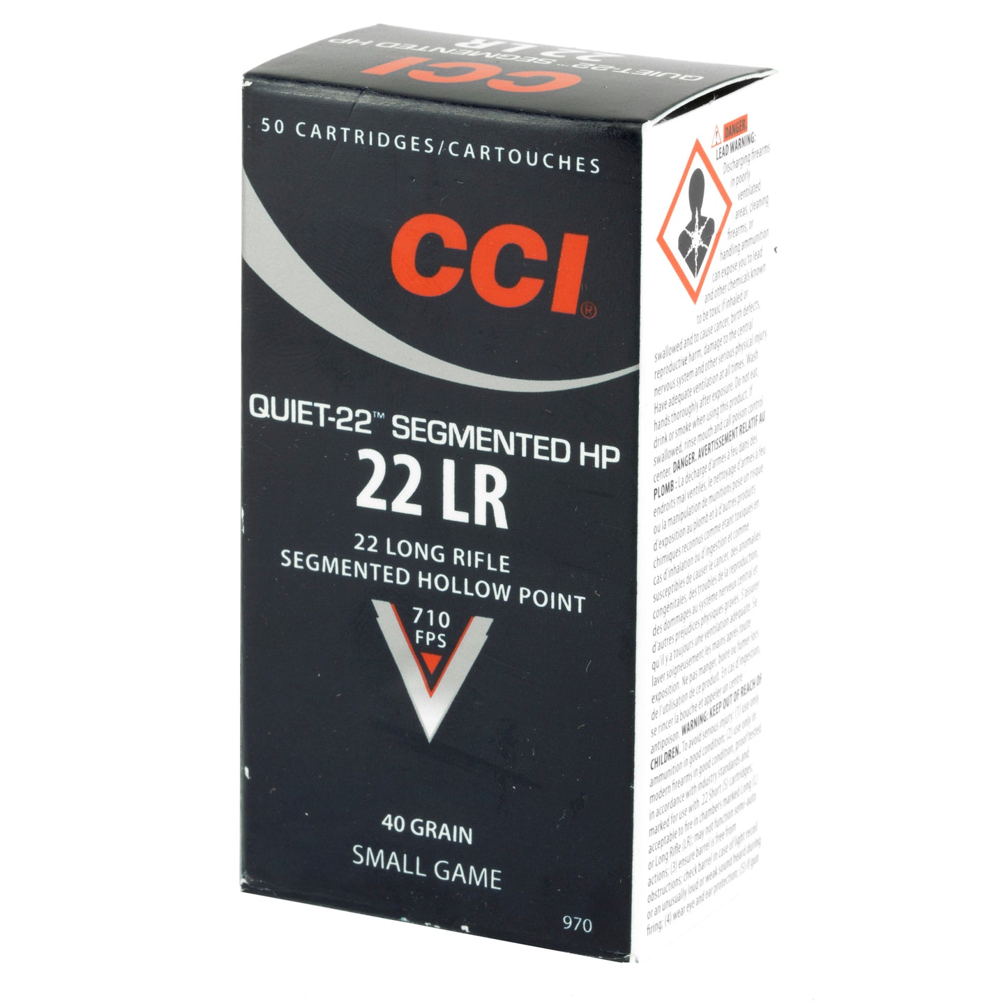 CCI Ammunition Hunting Series .22 LR Hollow Point - 40 Grain - 50 Rounds