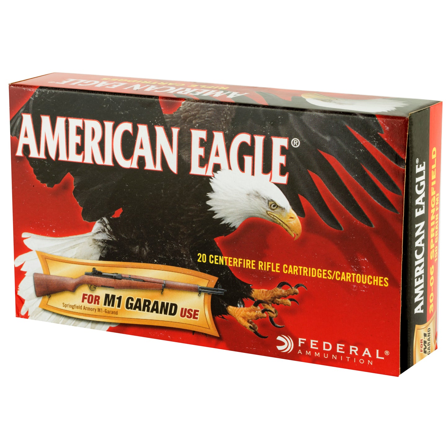 Federal American Eagle 30-06 Springfield 150-Grain Full Metal Jacket Rifle Ammo (20 Rounds per Box)