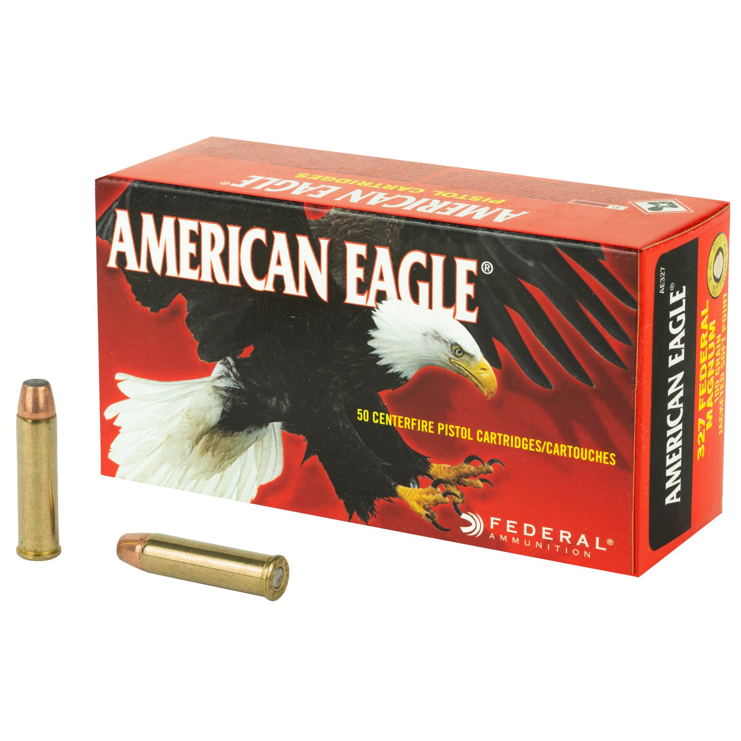 Federal American Eagle .327 Federal Magnum Soft Point Ammunition * 100 Grain, 50 Rounds per Box
