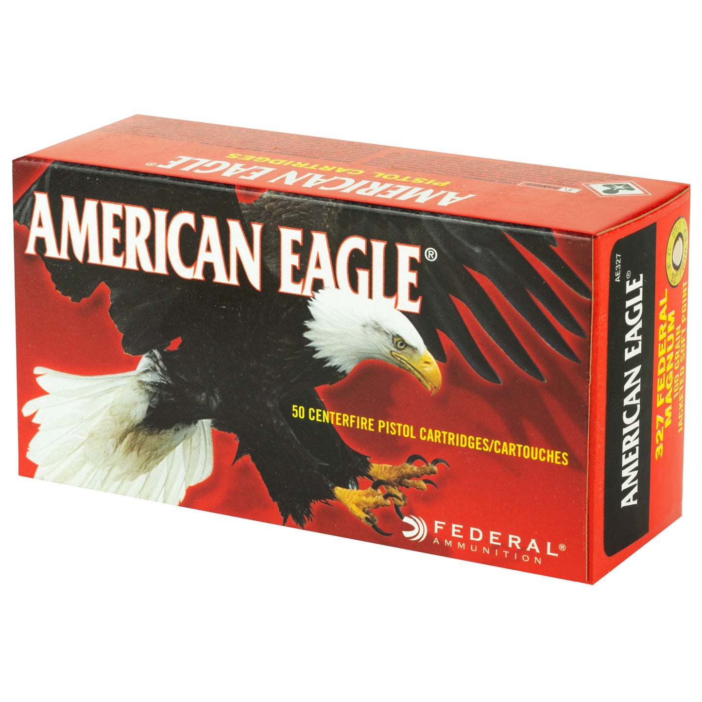 Federal American Eagle .327 Federal Magnum Soft Point Ammunition * 100 Grain, 50 Rounds per Box