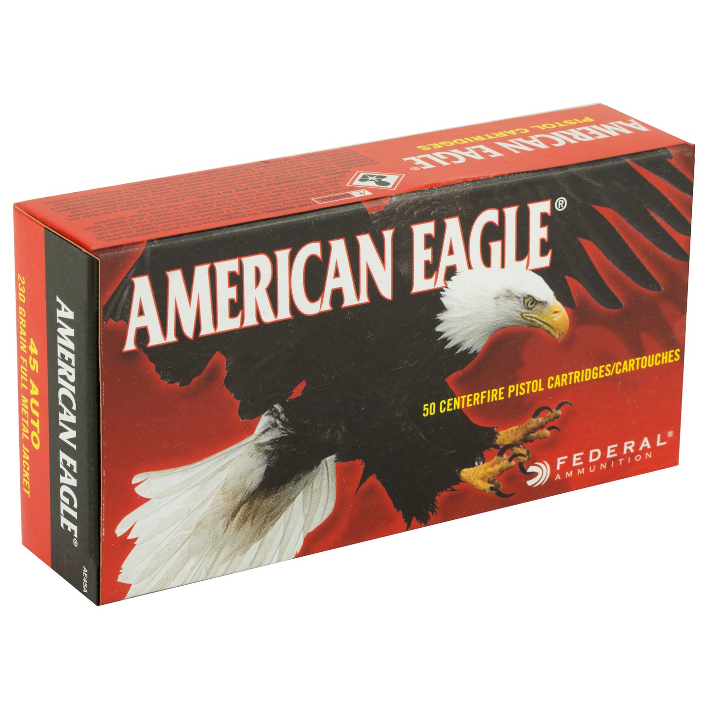 Federal American Eagle .45 ACP 230 Grain Full Metal Jacket Ammunition * 50 Rounds per Box, 1000 Rounds per Case