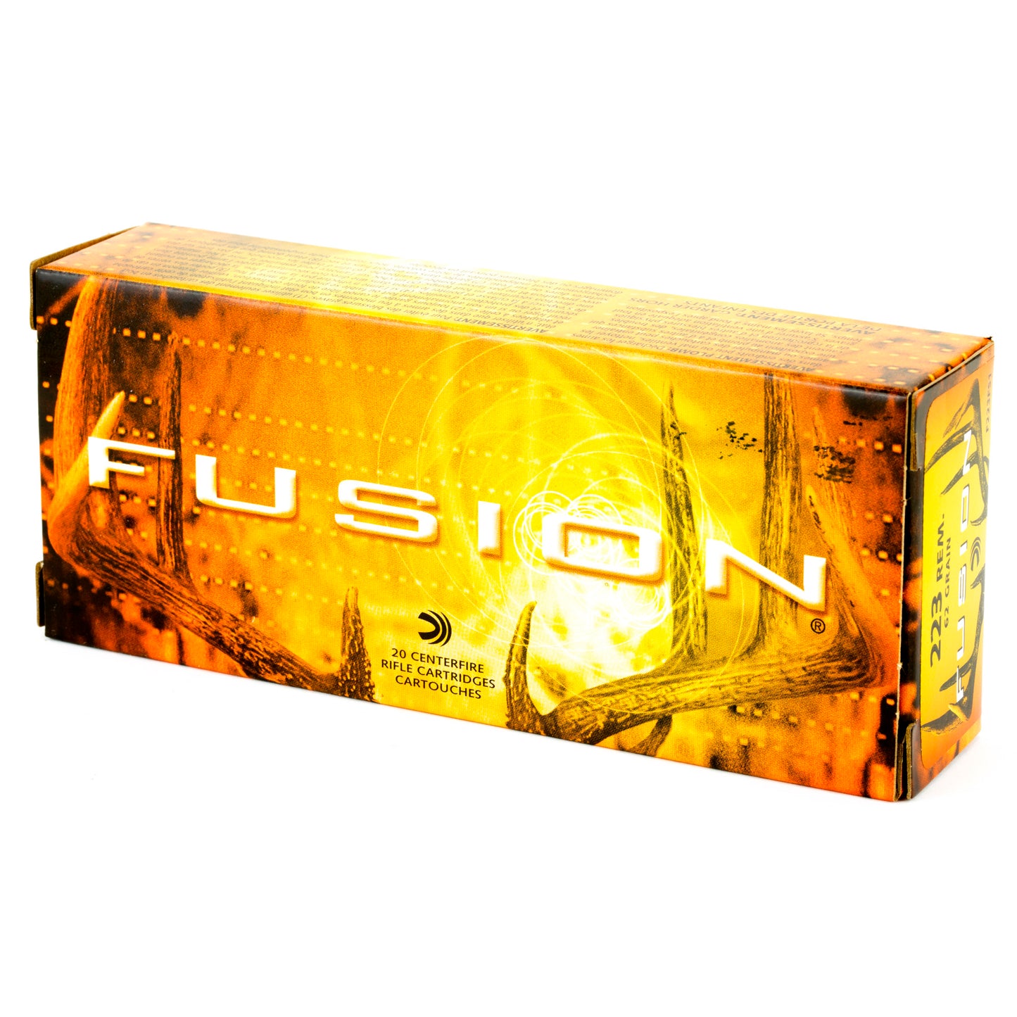 Federal Fusion 223 Remington 62 Grain Boat Tail Rifle Ammunition * 20 Rounds per Box