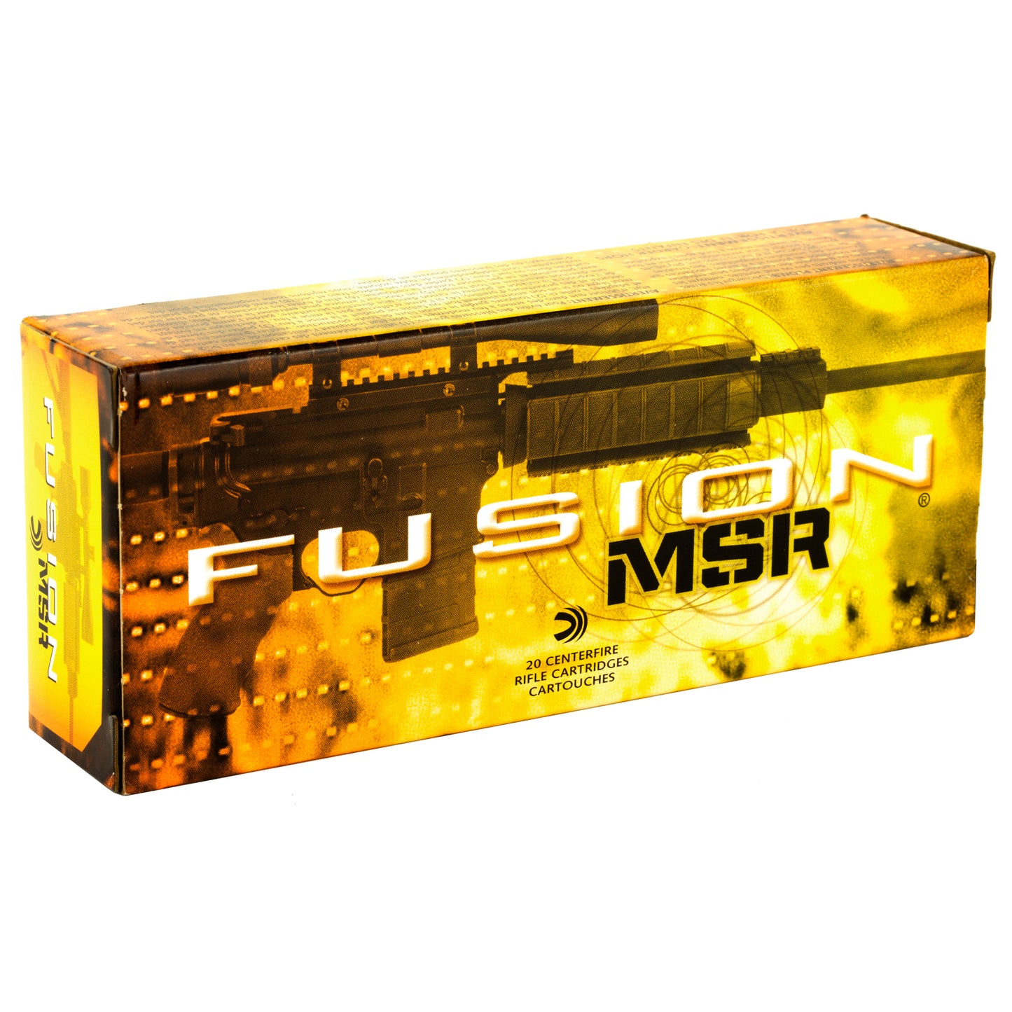 Federal Fusion MSR .223 Remington 62-Grain Soft Point Ammunition * 20 Rounds per Box, 200 per Case
