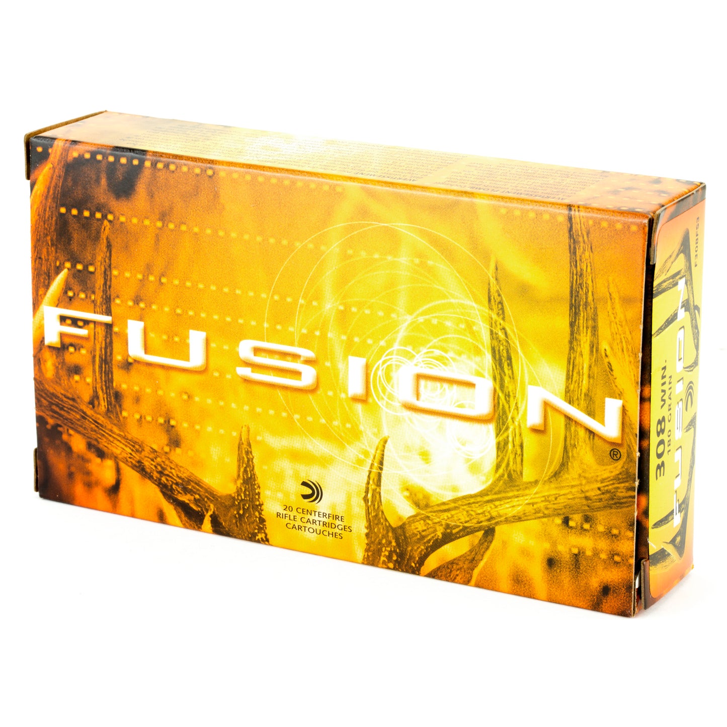 Federal Fusion .308 Winchester 180 Grain Boat Tail Rifle Ammunition * 20 Rounds per Box