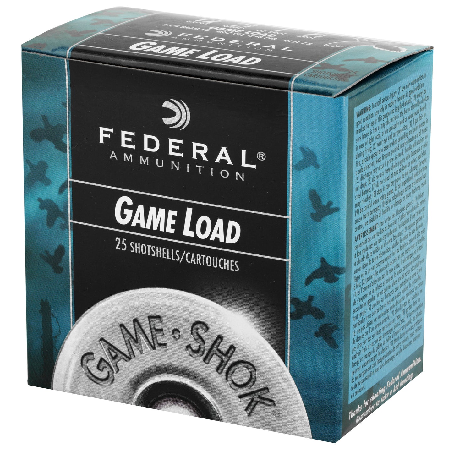 Federal Game Load 12 Gauge Shotshells * 1 oz #7.5, 3 1/4 Dram * Reliable Upland Game Hunting Ammo