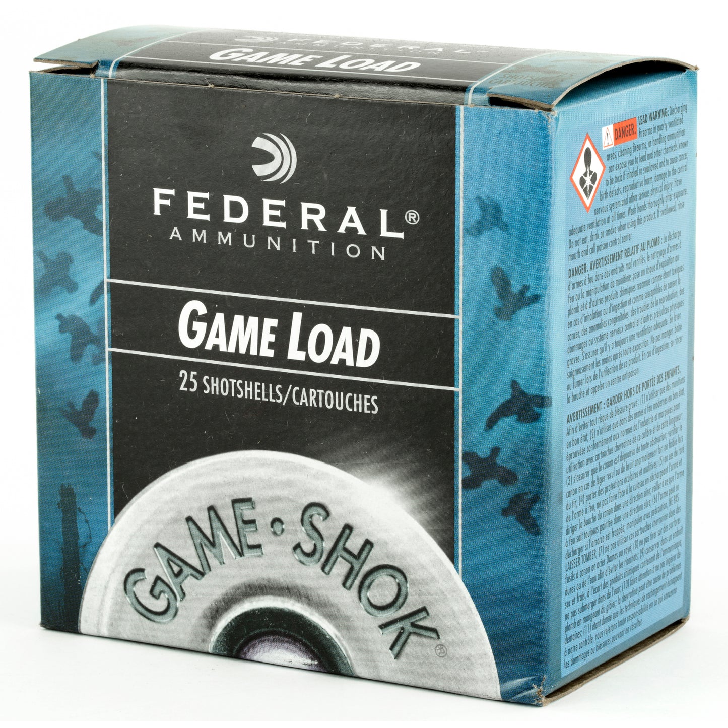 Federal Game Load 12 Gauge 2 3/4 Inch Shotshell - 1 Ounce #8 Shot, Box of 25