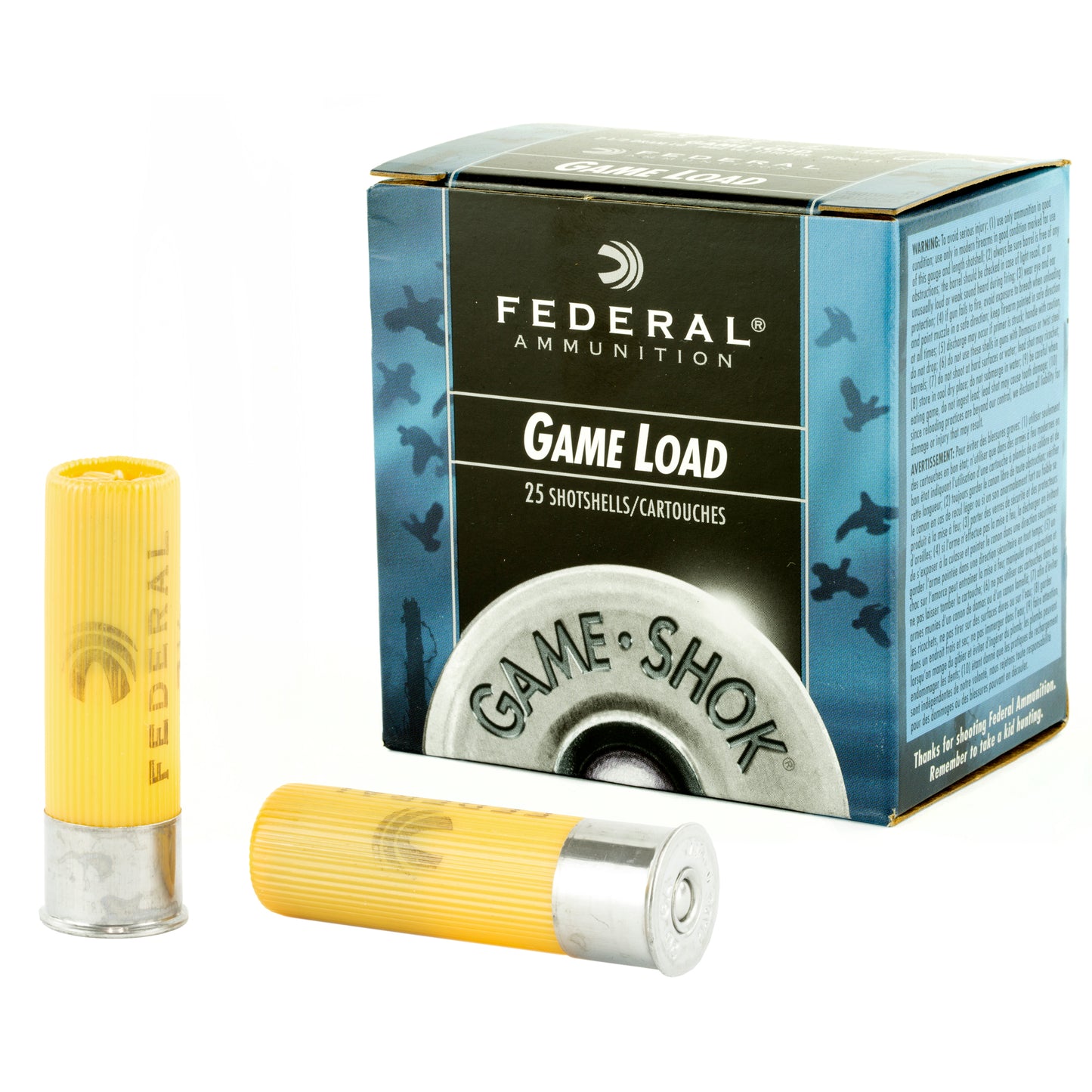 Federal Game Load 20 Gauge Shotshells - 2.75 Inch, 7.5 Shot, 0.875 Oz, 25 Pack