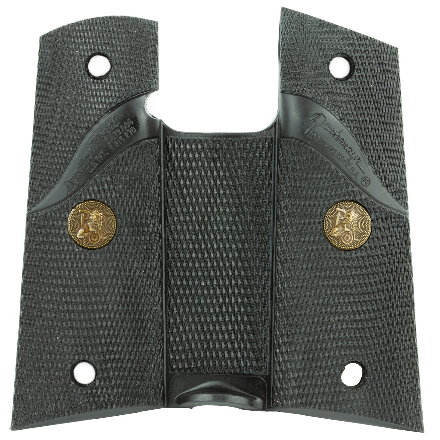 Pachmayr Signature Black Grip for Colt 1911 * Comfortable Rubber Grip with Wraparound Design
