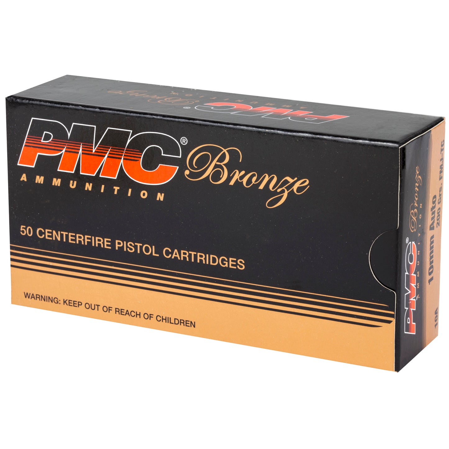 PMC Ammunition Bronze 10mm 200-Grain Full Metal Jacket * High-Volume Target Shooting and Hunting Ammo