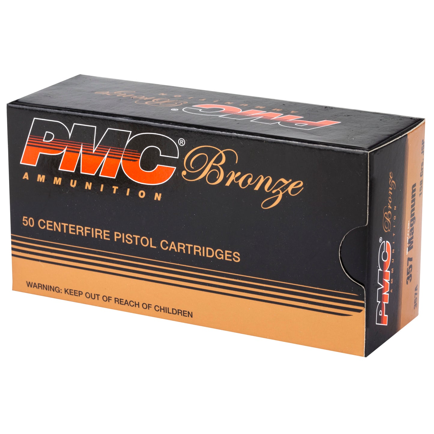 PMC Ammunition Bronze .357 Magnum 158 Grain Jacketed Soft Point - 50 Rounds