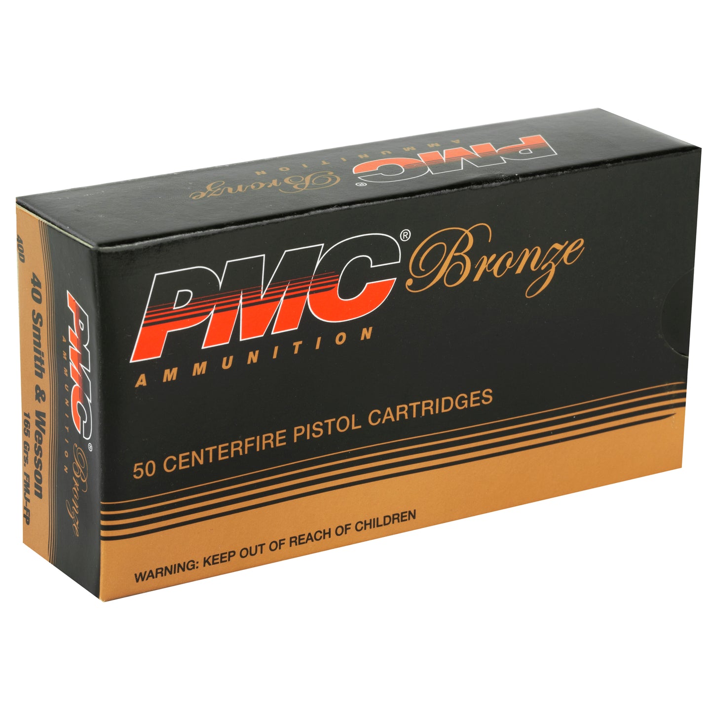 PMC Ammunition Bronze 40 S&W 165-Grain Full Metal Jacket * Reliable High-Volume Shooting