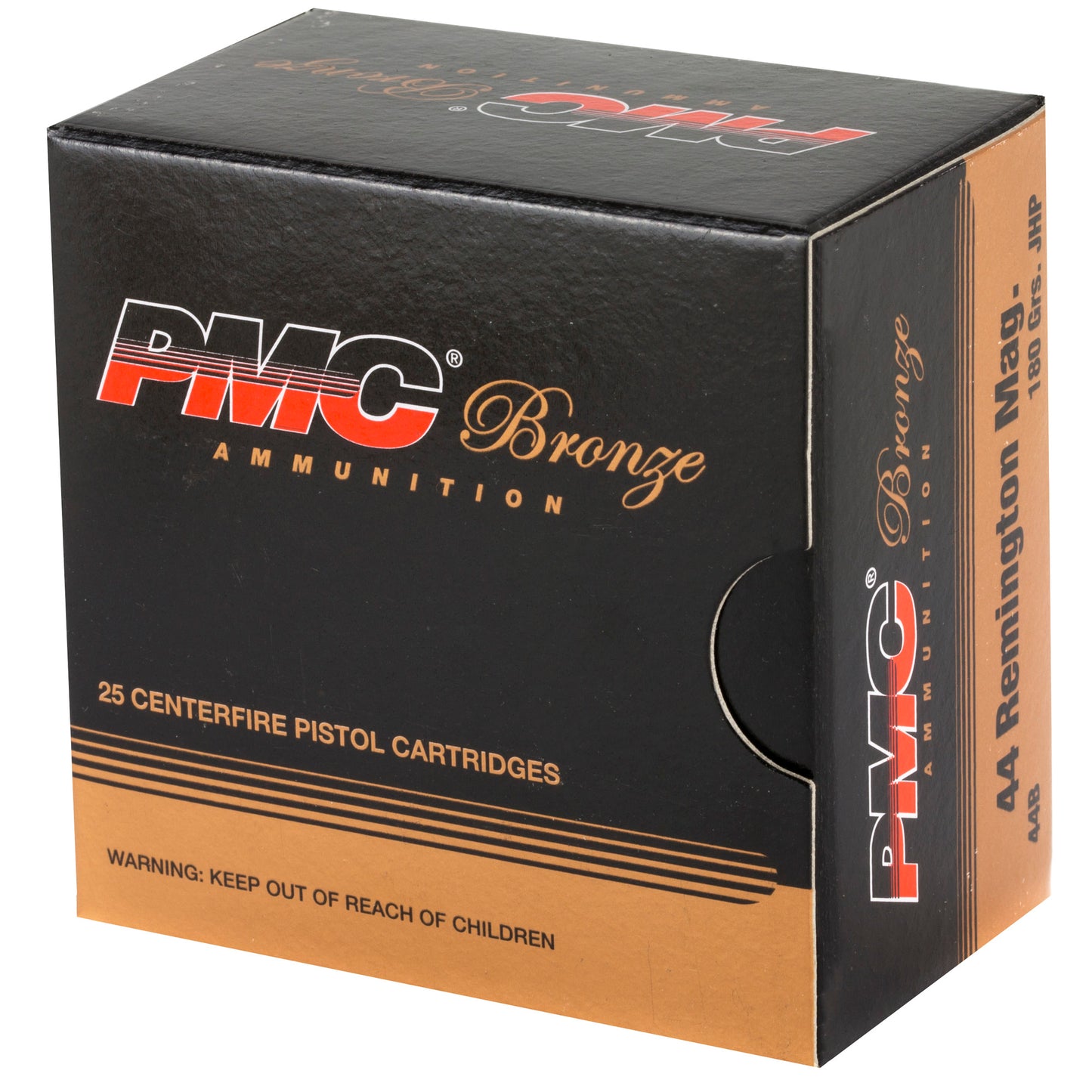 PMC Ammunition Bronze 44 Magnum 180-Grain Hollow Point - Reliable Performance for Target Shooting and Hunting