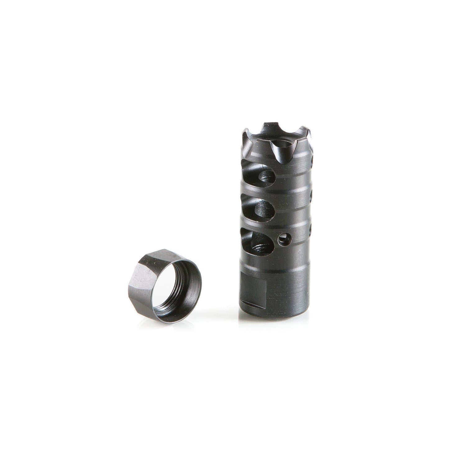 Patriot Ordnance Factory POF Triple Port Muzzle Brake for .223 Caliber - Black