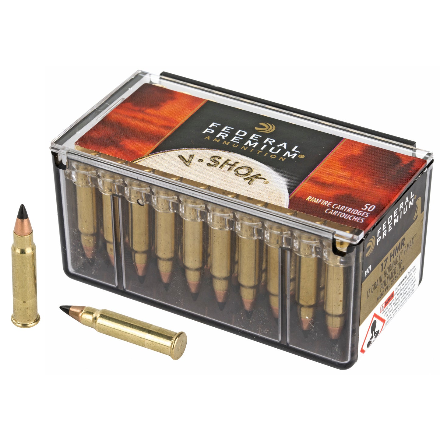 Federal Premium V-Shok 17 HMR 17-Grain V-Max Ammo * High-Performance Varmint Rounds