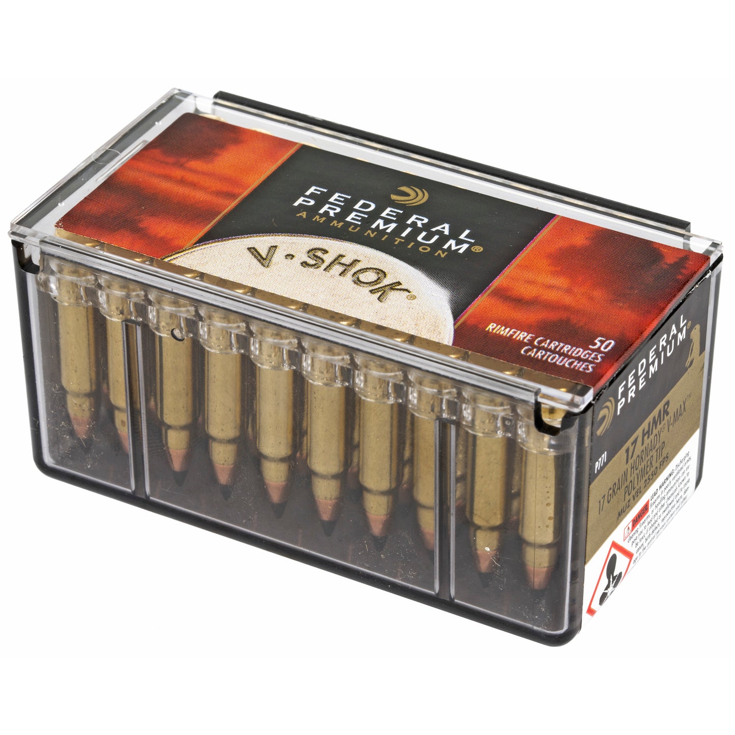 Federal Premium V-Shok 17 HMR 17-Grain V-Max Ammo * High-Performance Varmint Rounds