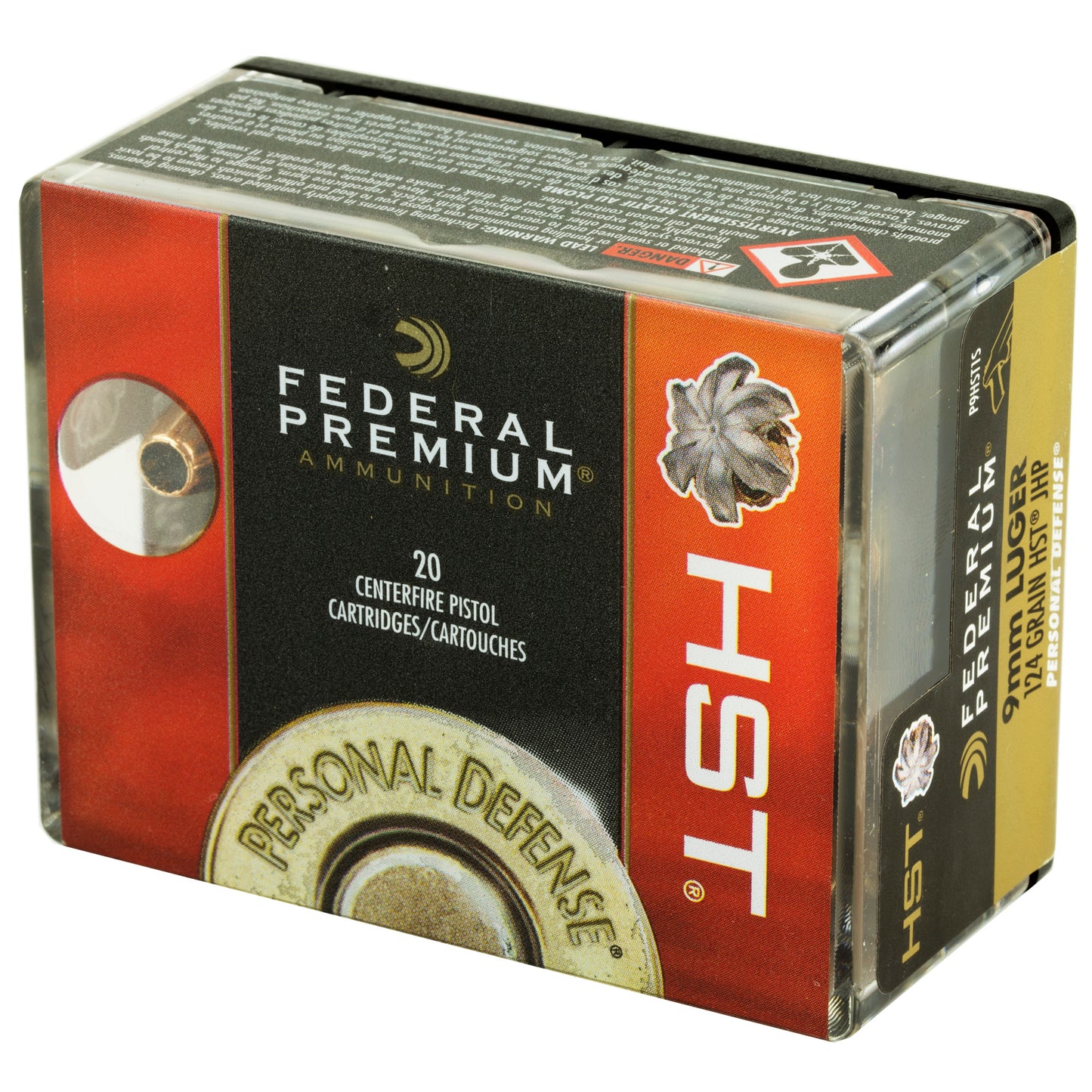 Federal Premium HST 9mm 124-Grain Jacketed Hollow Point Ammunition * Reliable Self-Defense Performance