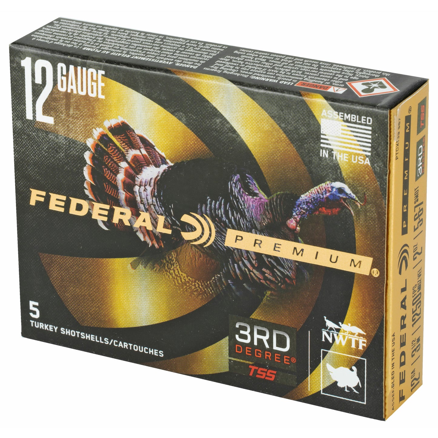 Federal Premium 3rd Degree 12 Gauge Shotshell * 2 oz, 3.5" Shell with FLITECONTROL FLEX Wad