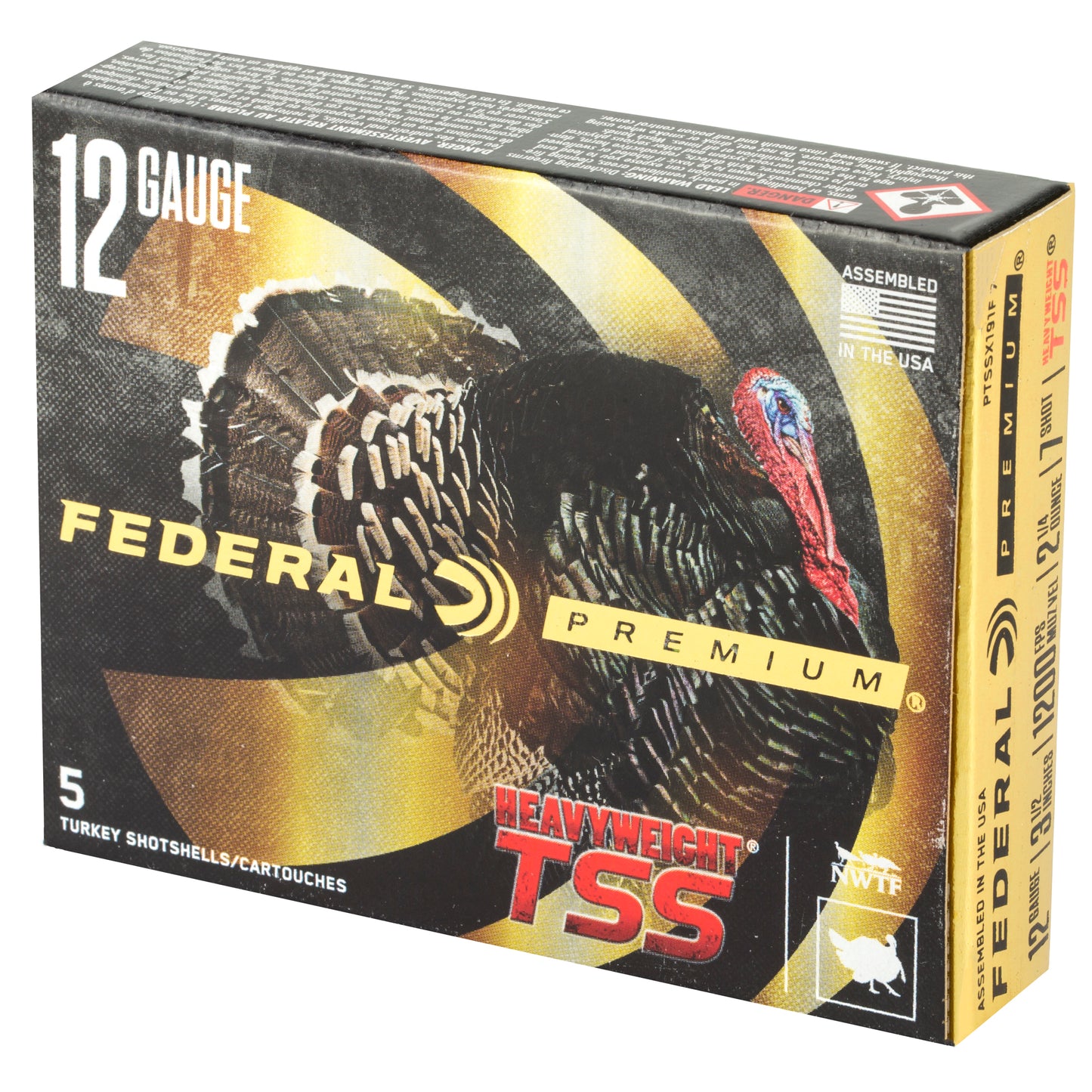 Federal Heavyweight TSS 12 Gauge 3.5 inch #7 Tungsten Super Shot * 2 1/4 oz, 5 Rounds per Box